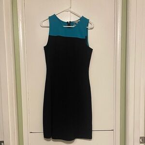 41 Hawthorn Black and Teal Sleeveless Mini Dress women’s medium